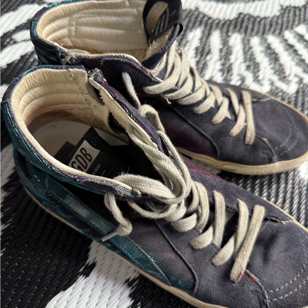 Golden Goose Multicolor High-Top Sneakers